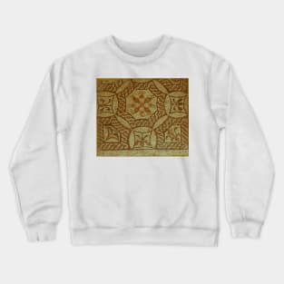 Ancient Roman mosaic flooring Crewneck Sweatshirt